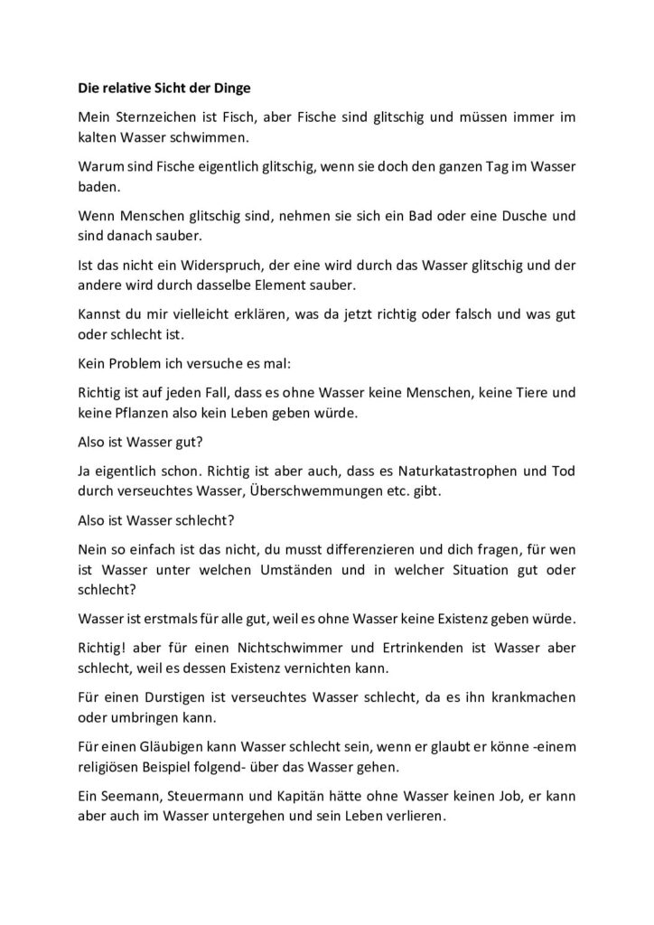 thumbnail of Die relative Sicht der Dinge