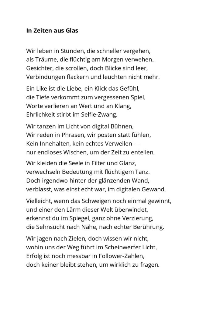 thumbnail of In Zeiten aus Glas
