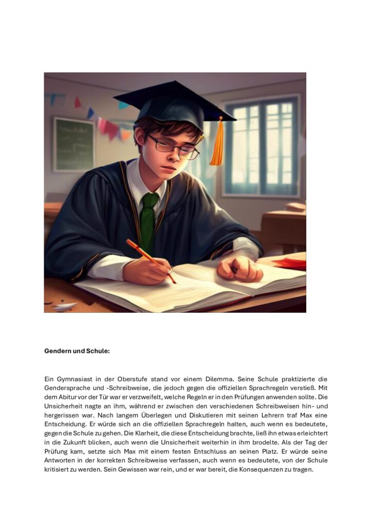 thumbnail of Gendern und Schule