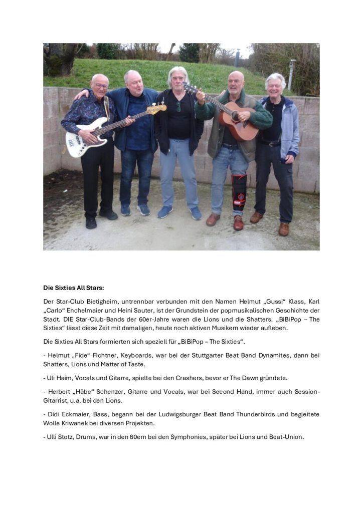 thumbnail of Sixties All Stars