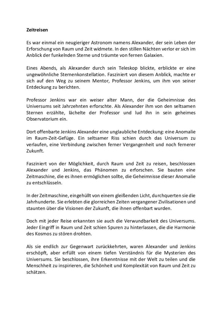 thumbnail of Zeitreise