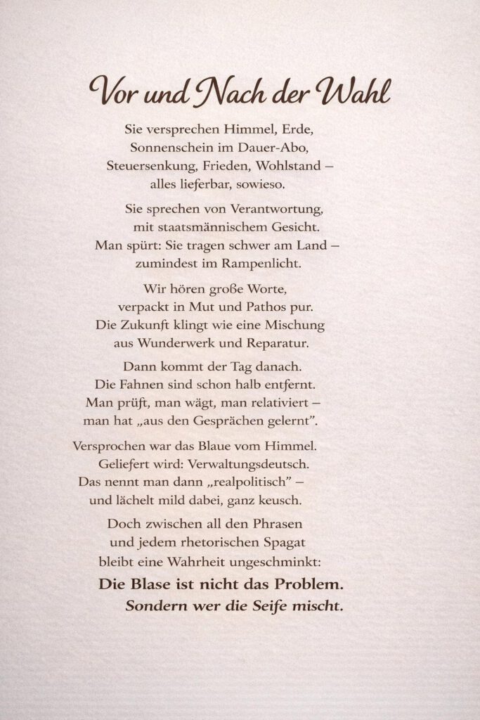 thumbnail of Vor- und nach der Wahl